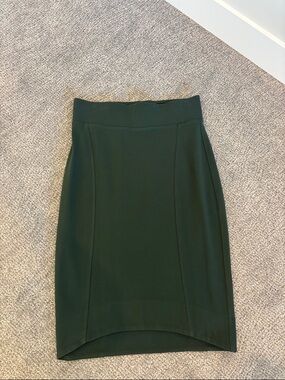 Kit and Ace Dark Green Ponte Pencil Skirt